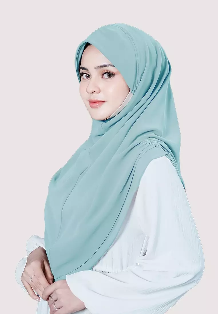 HIJAB INSTAN IRISH - DEEP MINT