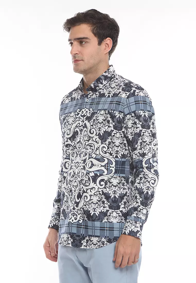 PANAMA-GREY LS Shirt