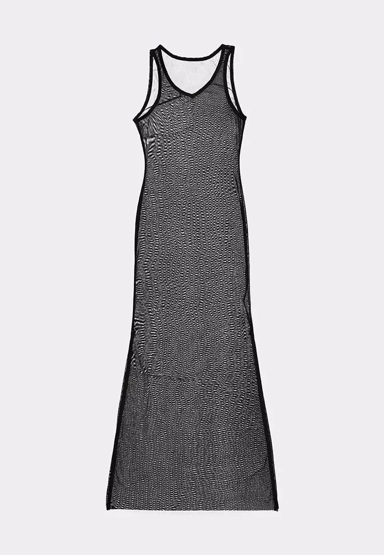 Women's Cover-Up Mesh Dress