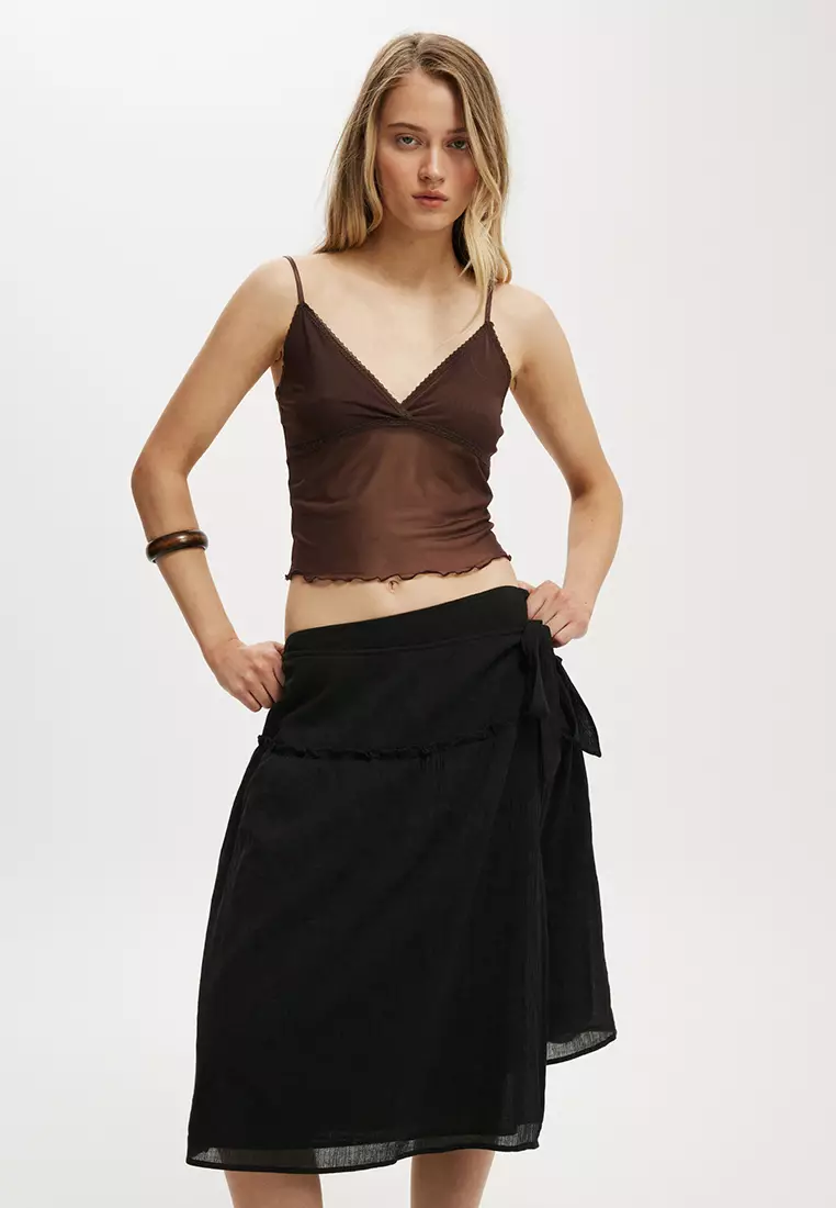 Gracie Wrap Midi Skirt