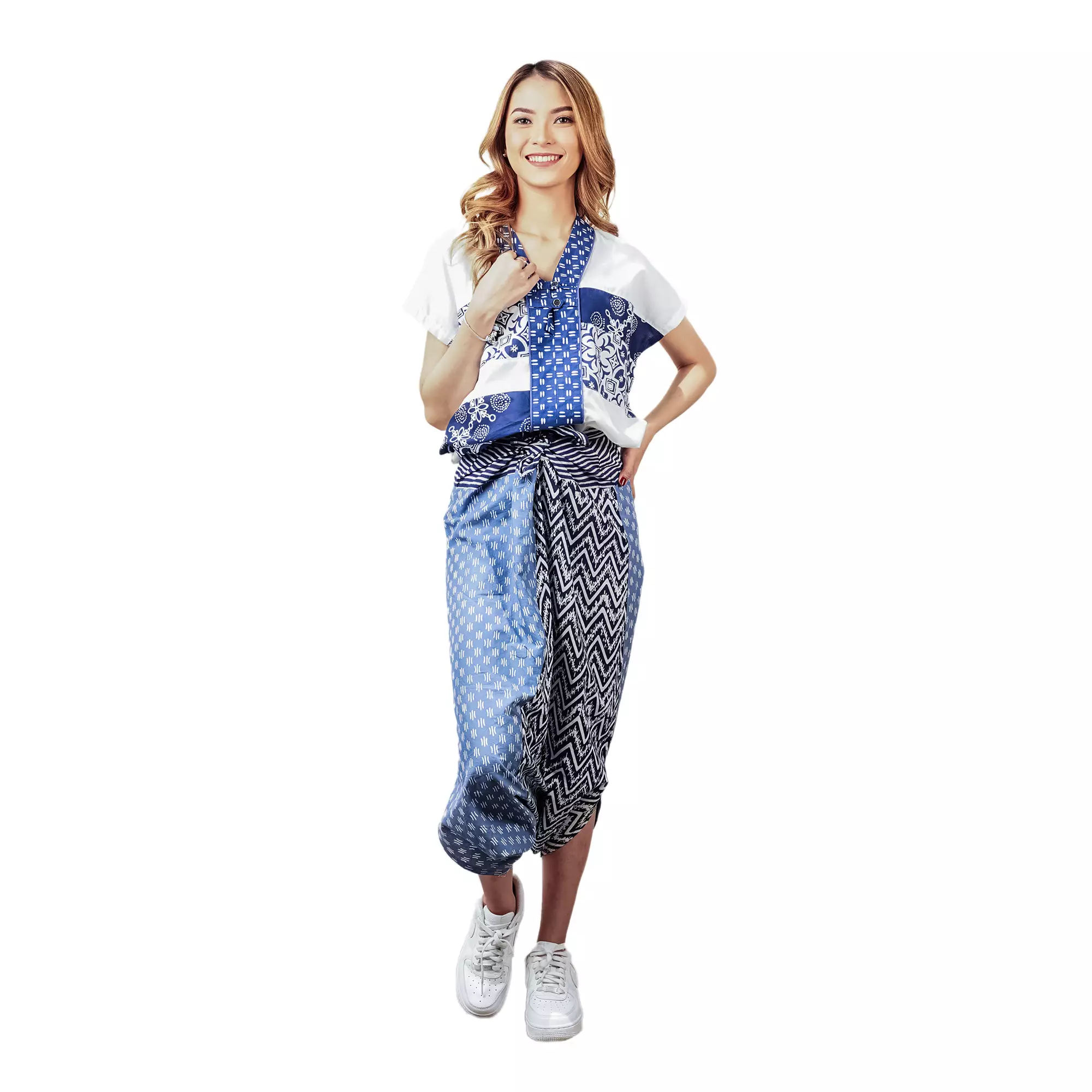 Celana Batik Wanita - Bawahan Batik - Bhatara Batik Mentari Pants - Celana Batik Etnik Modern