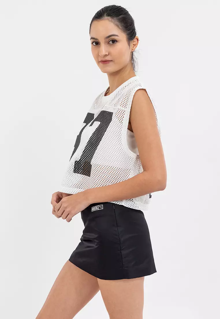 Puma X Rosé Relaxed Mesh Top