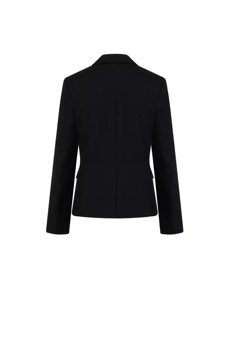 Long Sleeve Slim Fit Suit Blazer