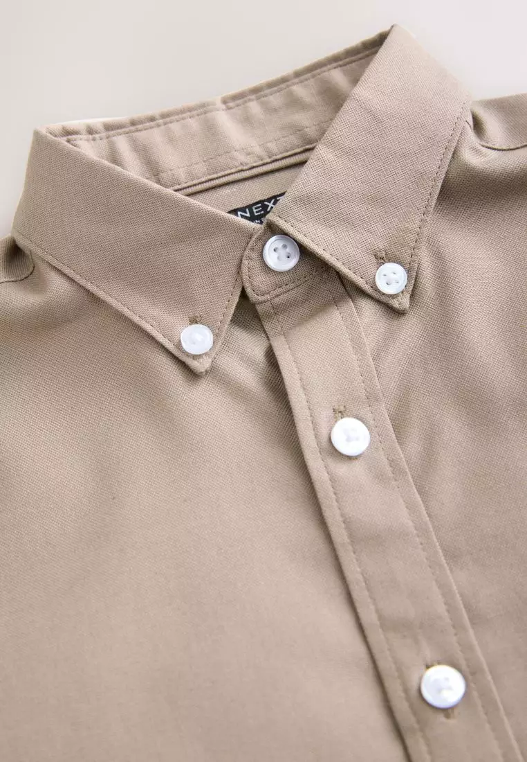 Short Sleeve Cotton Rich Oxford Shirt