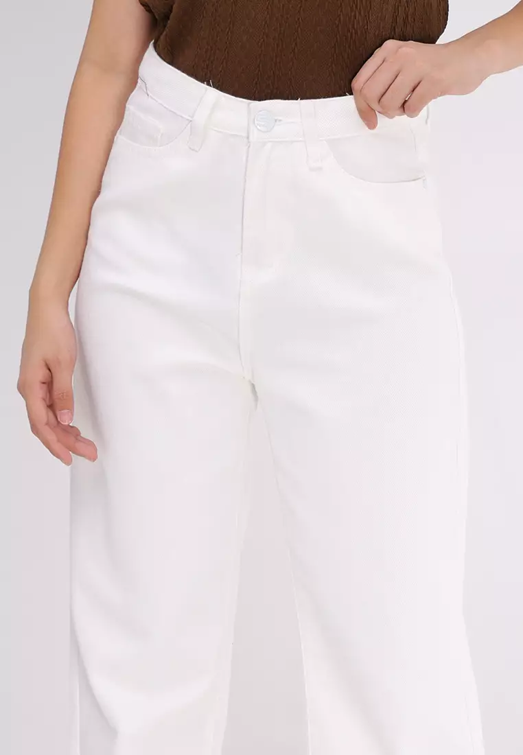 Colored Wide Leg Pants Ladies