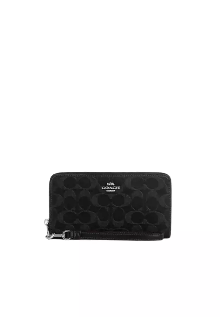 Coach black zip around wallet Clearance
