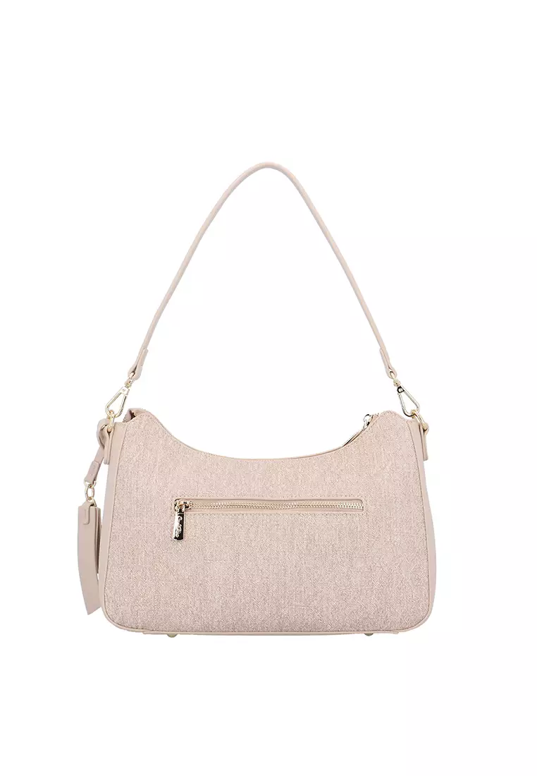 CR Amelia 2-Way Shoulder Bag - Nude