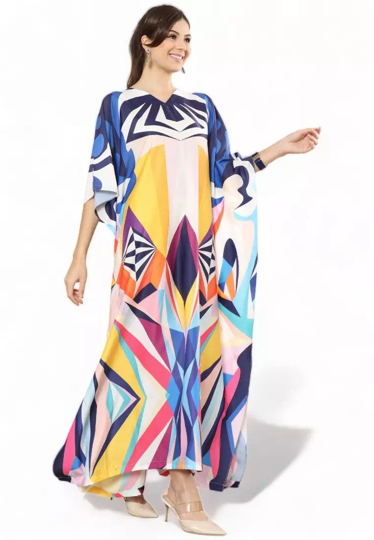 Kanzi Exclusive Short Sleeve Kaftan