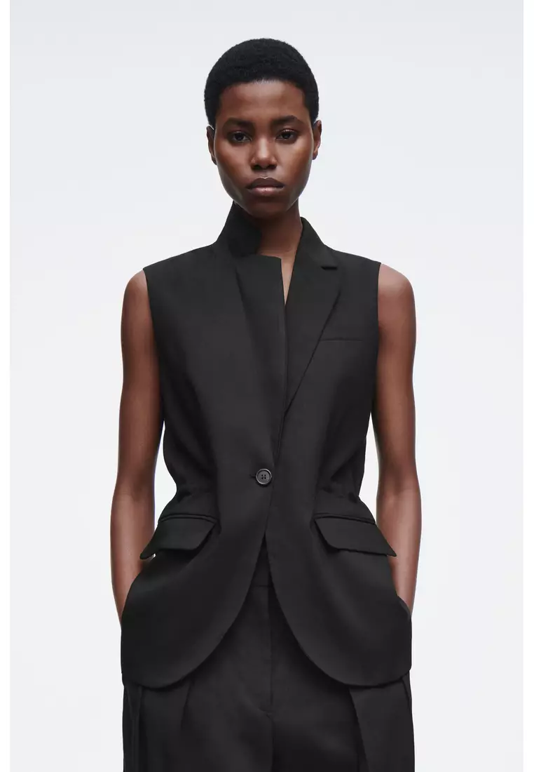 Buy COS WRAP-FRONT LINEN JUMPSUIT 2026 Online | ZALORA
