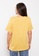 LC WAIKIKI yellow Crew Neck Patterned Short Sleeve Cotton Women's T-Shirt D150DAACF36212GS_5