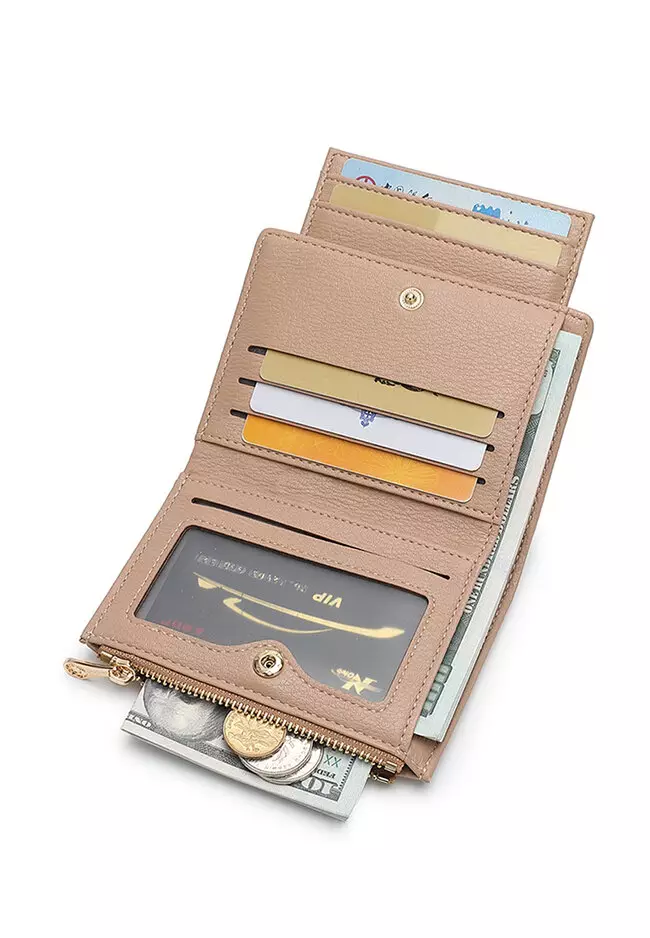 Women's 2 in 1 Purse/Wallet With Coin Compartment - Brown