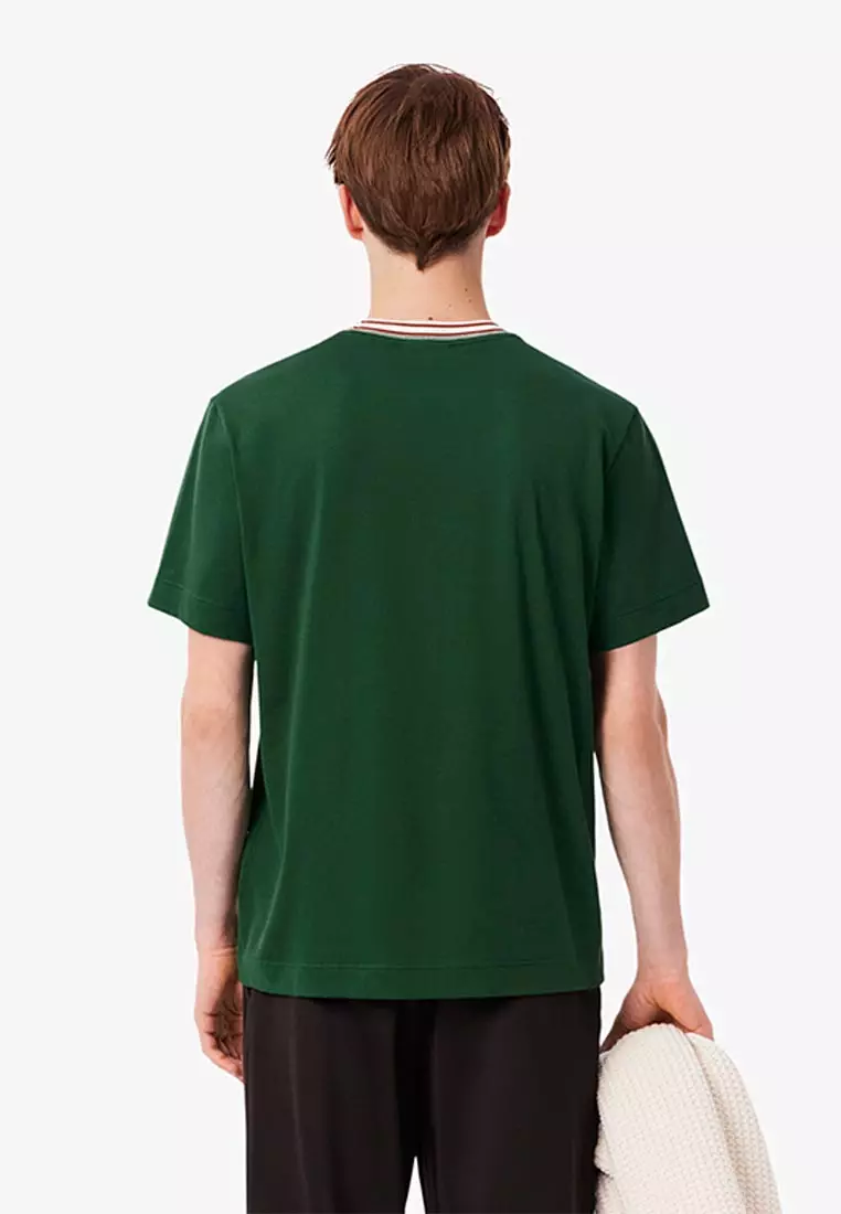 French Made Stripe Neck T-shirt