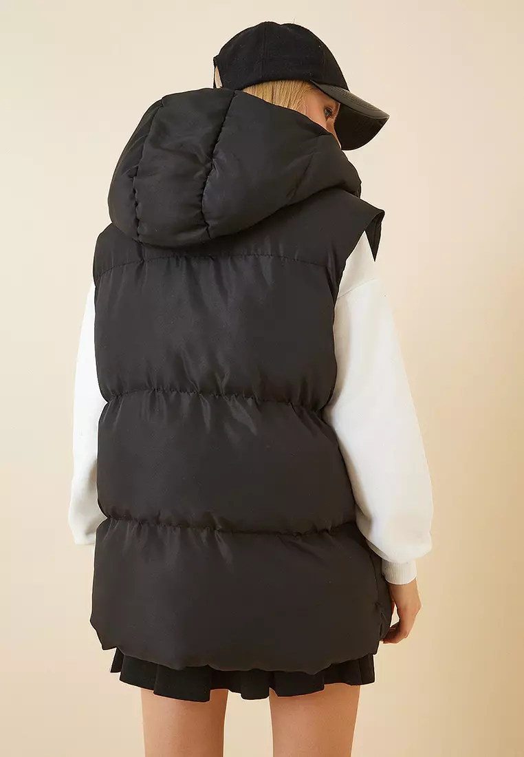 Hooded Oversized Inflatable Vest