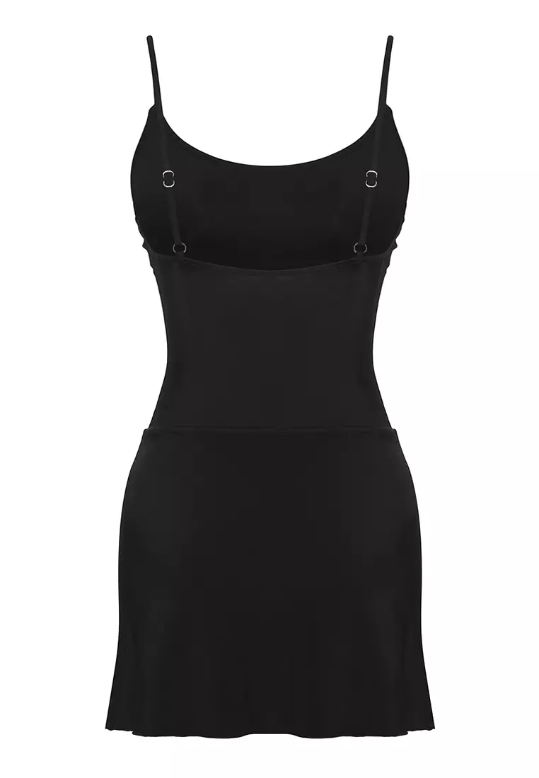 Tie-Dye Detailed Skirted Regular Swimsuit