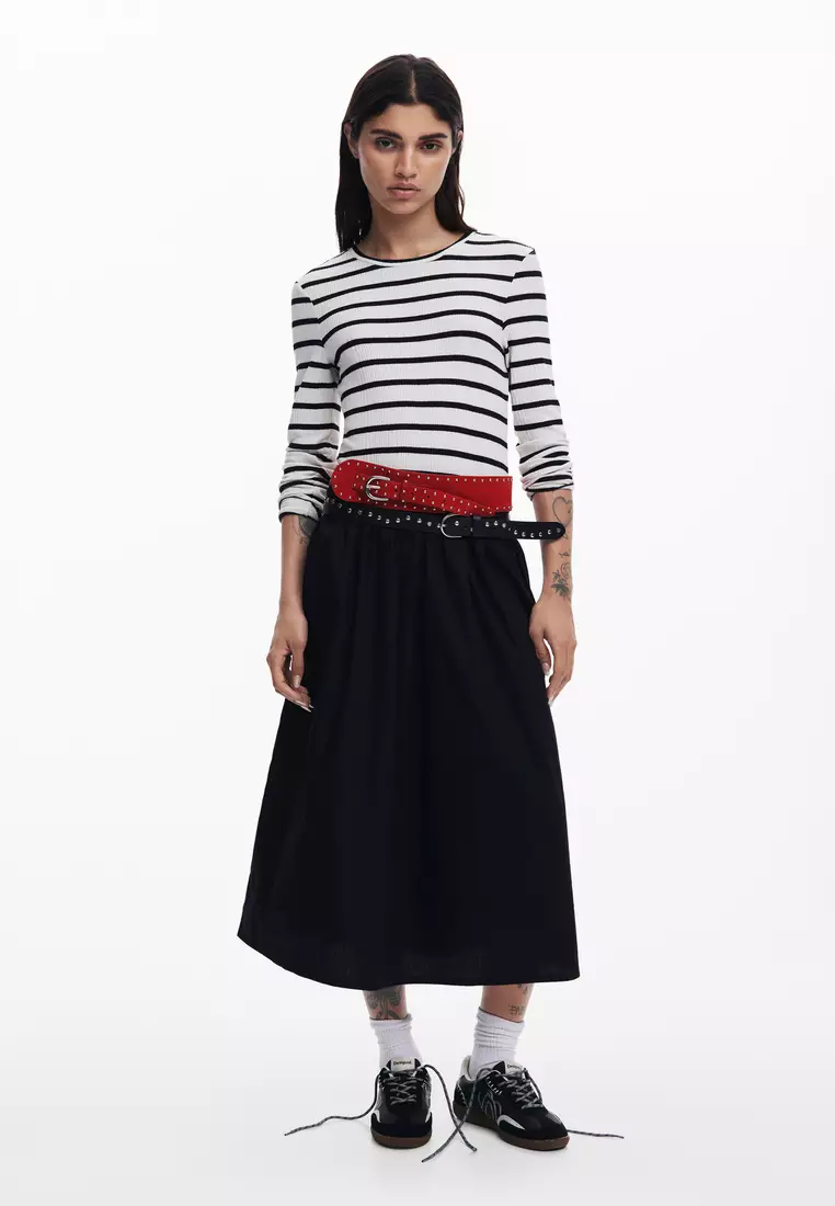 Combined midi dress