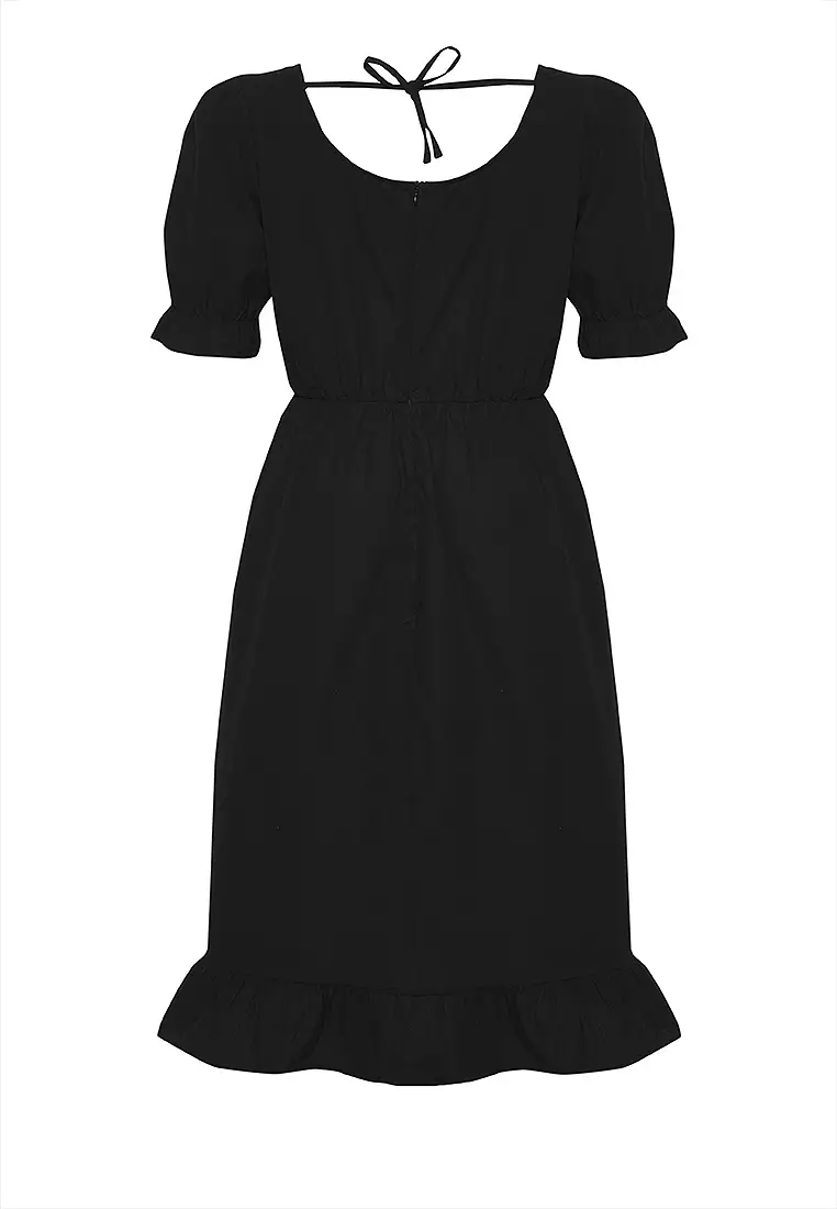 Plus Size Cotton Midi Dress