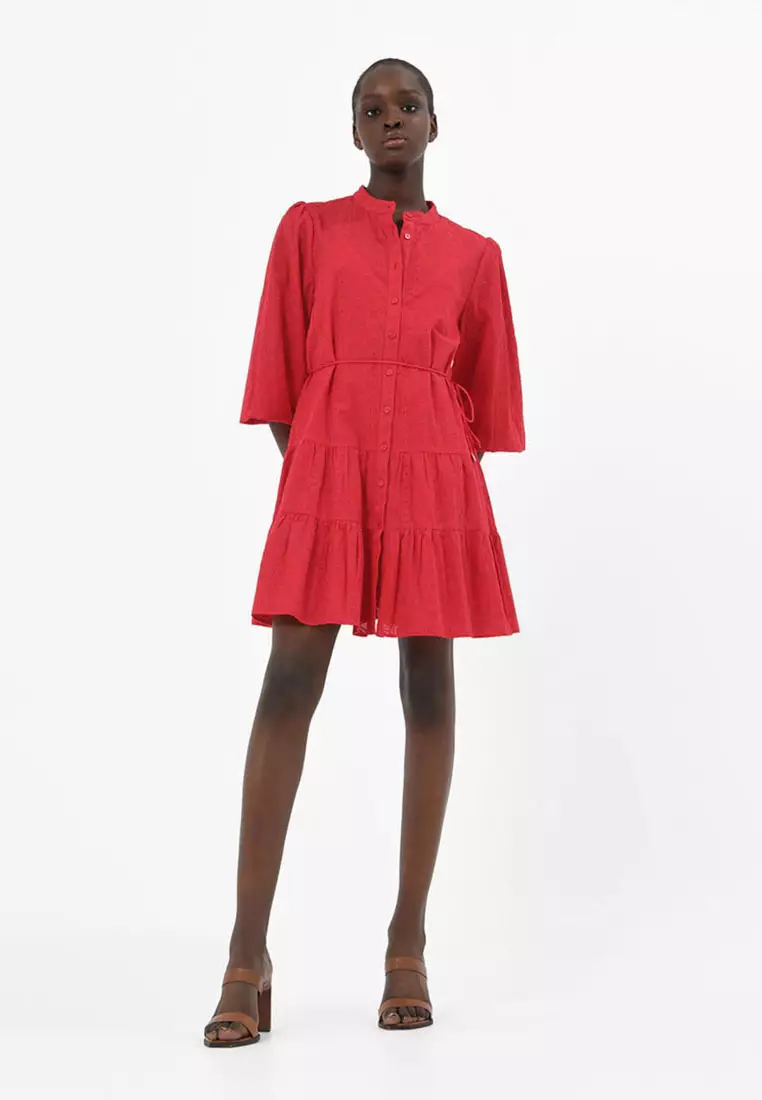 Vitanic Crochet Mini Dress
