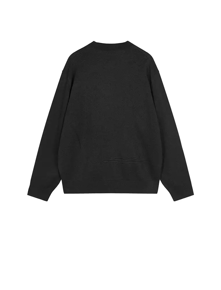   Long Sleeve Pullover Knit Sweater