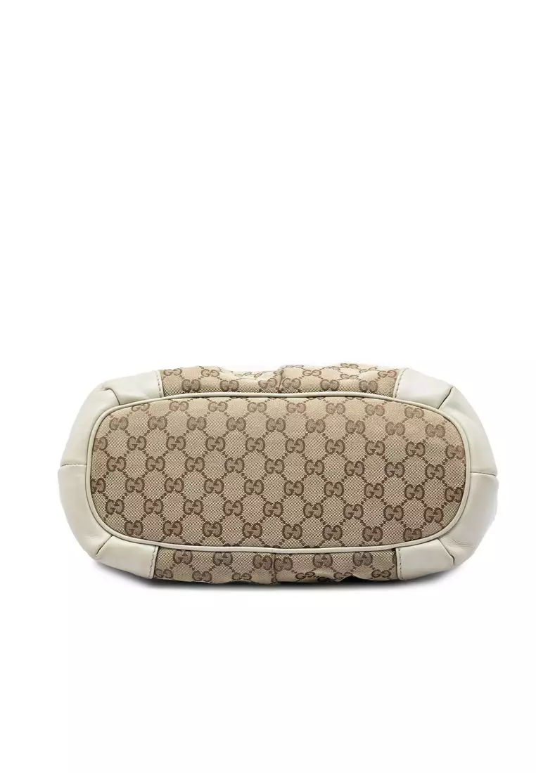Pre-Loved Gucci Gg Canvas Sukey Satchel