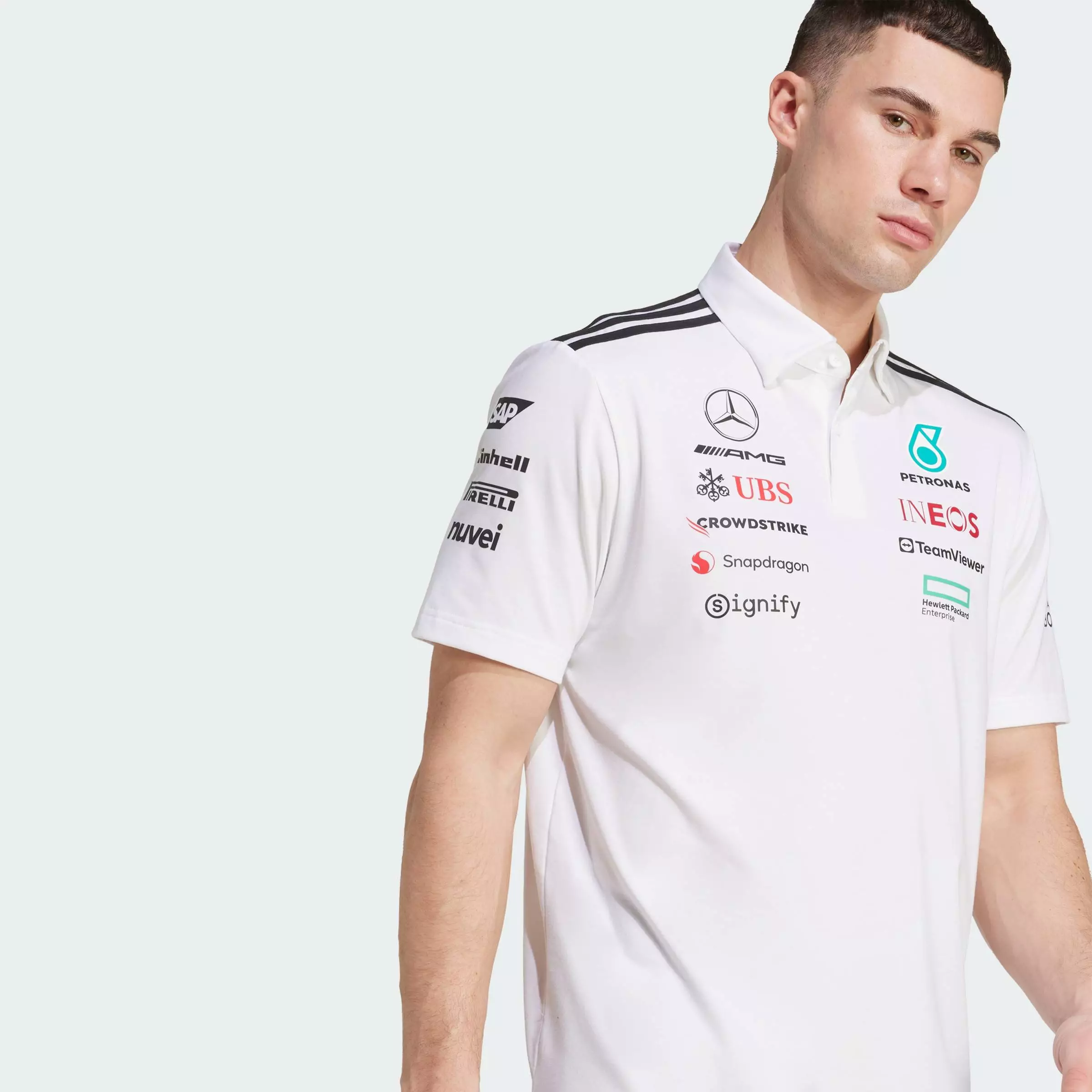 Motorsport MERCEDES - AMG PETRONAS FORMULA ONE TEAM POLO Men White JW0586