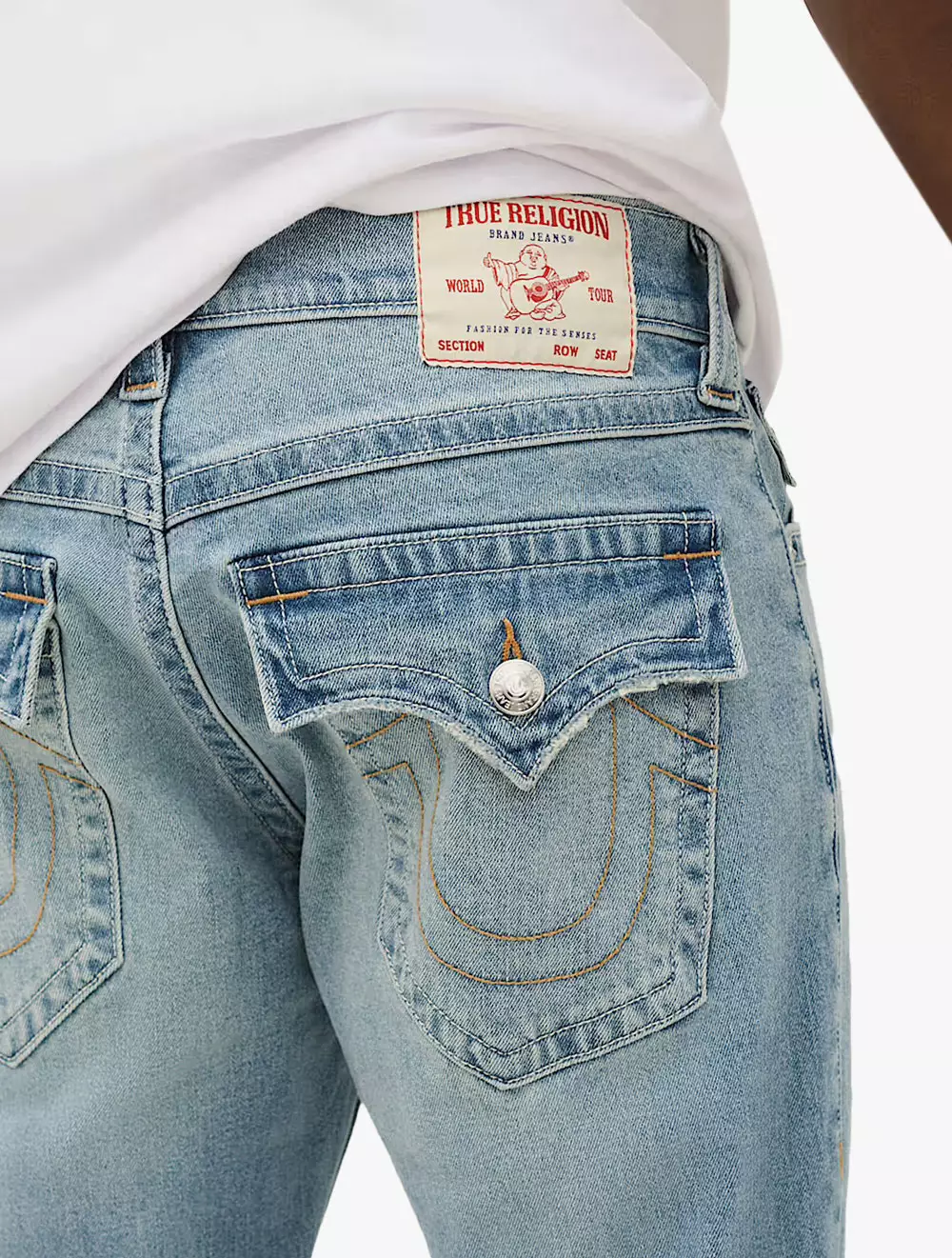 True Religion  - Men Denim Pants - RICKY SN FLAP 34 IN - Blue