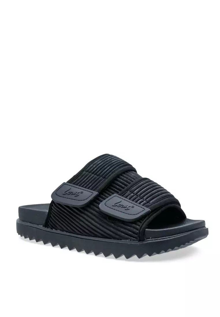 Men Slip On Faux Leather Classic Casual Sandals - 260141280