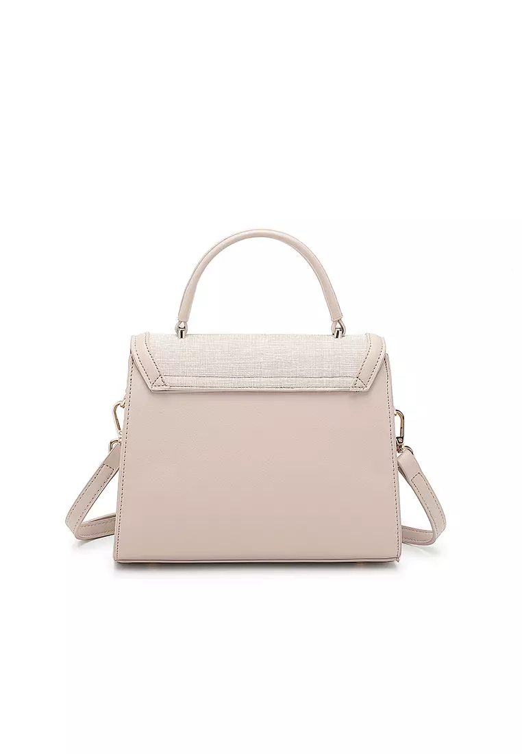 Women's Top Handle Bag / Sling Bag / Crossbody Bag - Apricot