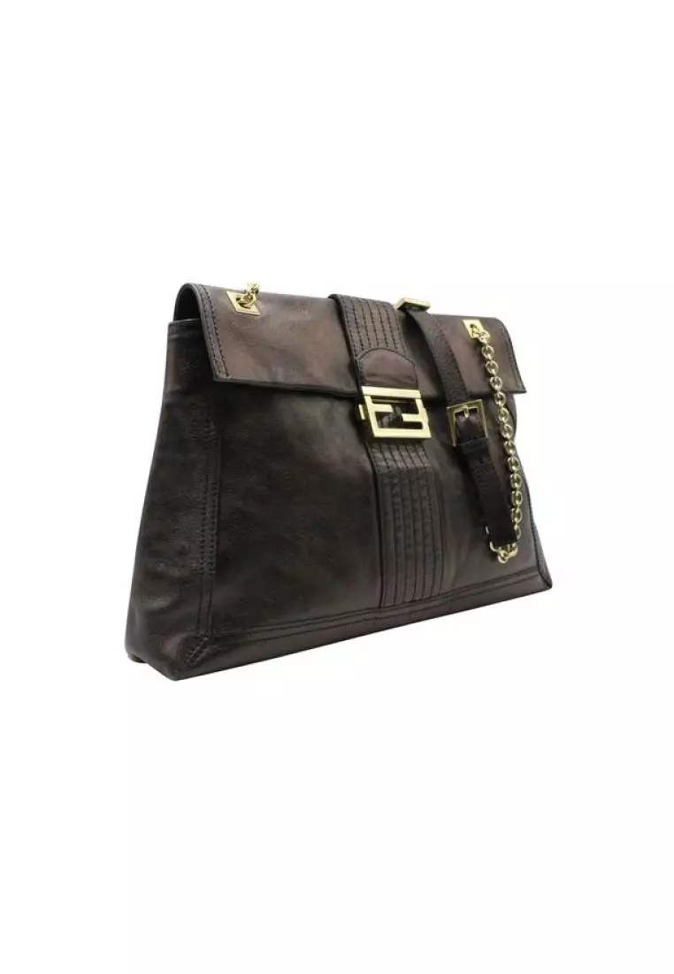 Metallic gold discount fendi bag