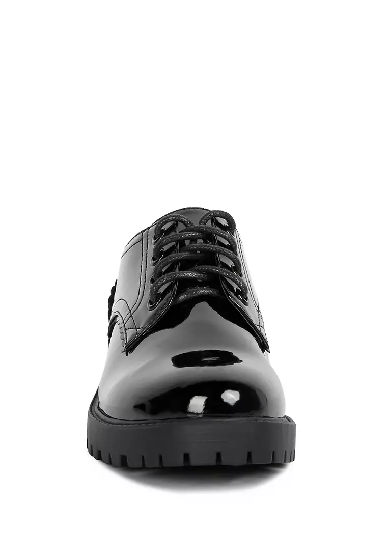 Black Patent Oxford Shoes
