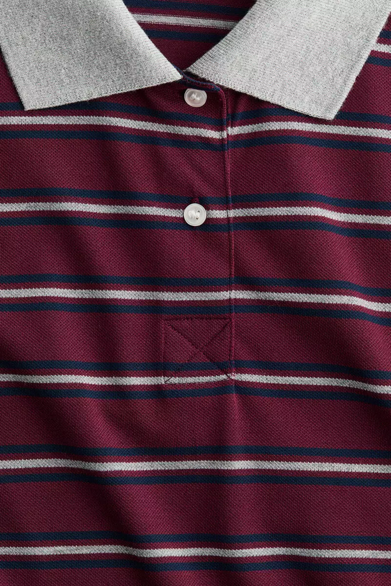 Drawstring-detail polo shirt