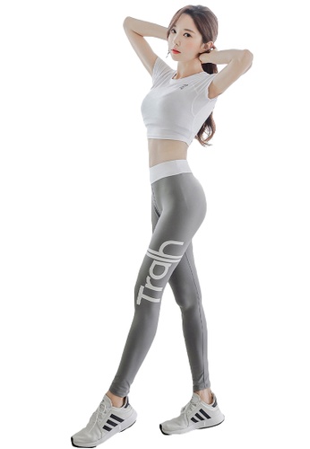 YG Fitness multi (3PCS) Sports Fitness Yoga Set (Sports Bra+Pants+Short T) 0B869USF6CF47BGS_1