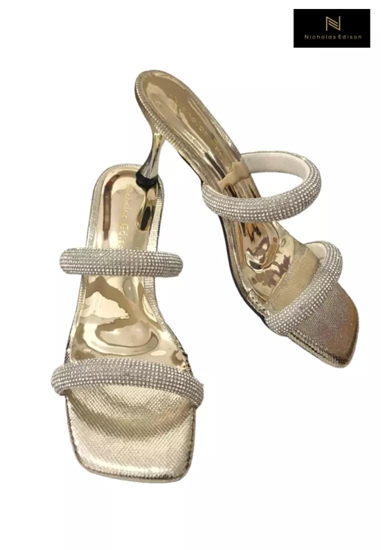 Nicholas Edison Heel Drew Light Gold