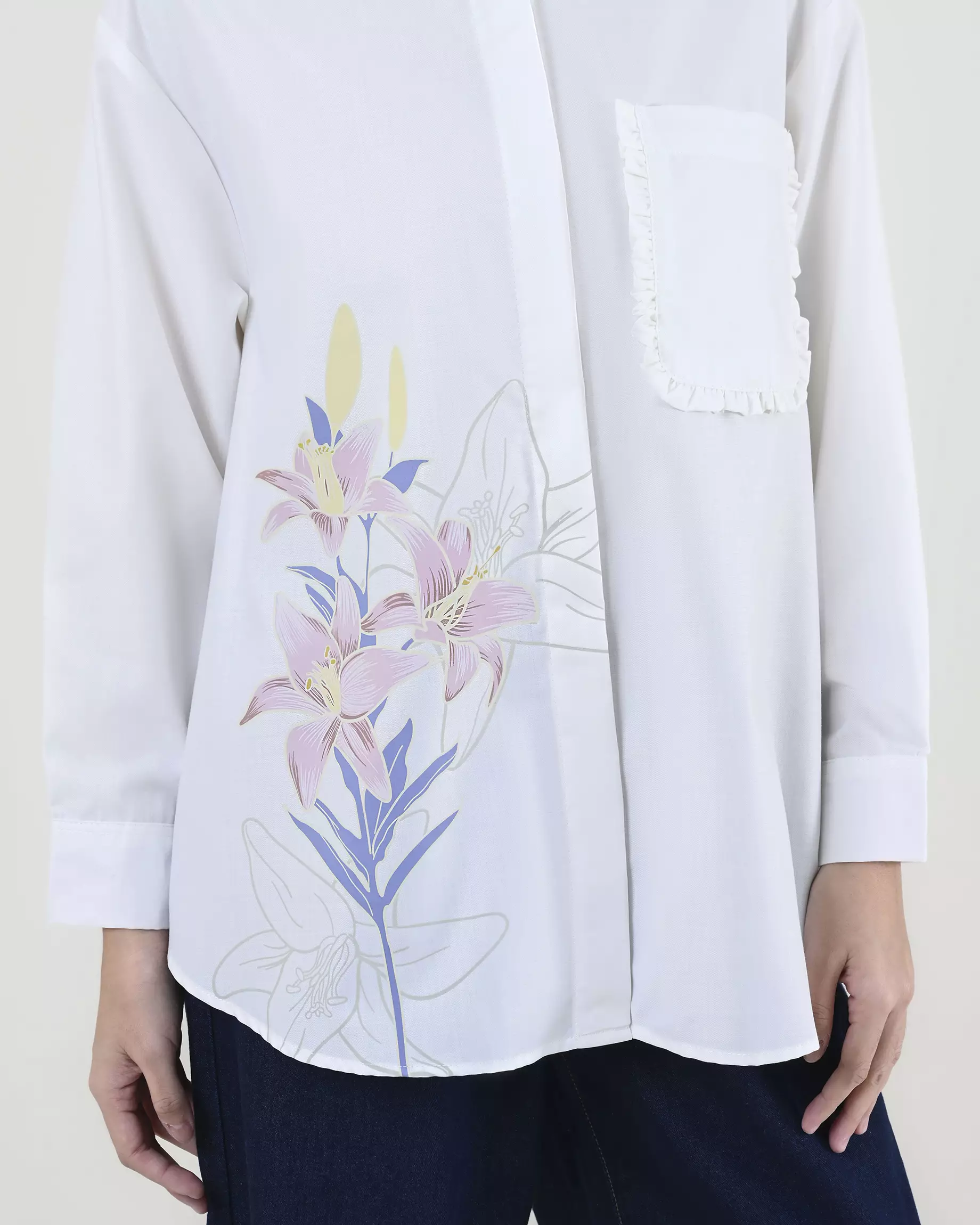 Geulis.id LULU SHIRT - Brokenwhitelily