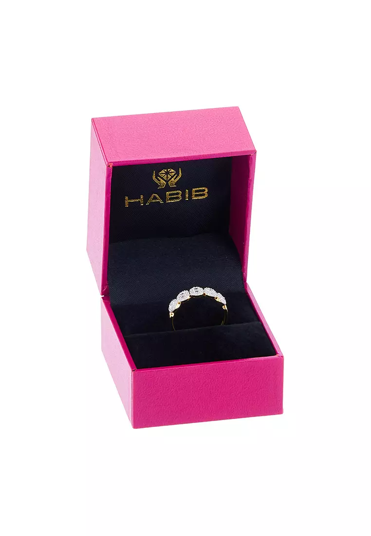 HABIB Diamond Ring in 375/9K Yellow Gold 25029