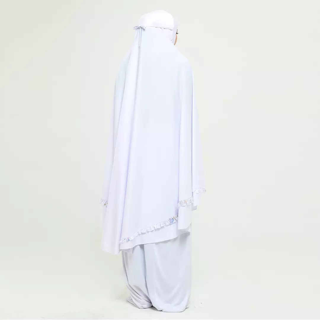 Rabbani - Mukena Dewasa Bundelli Exclusive - White