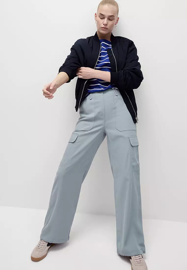 Cargo Wide Leg Trousers