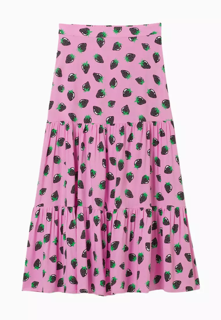 Buy Monki Maxi Flounce Skirt 2024 Online Zalora Philippines