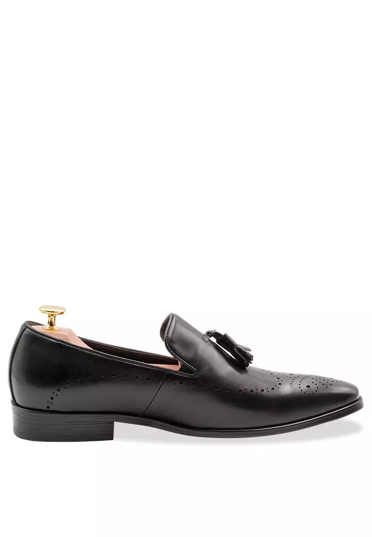 Mens black tassel new arrivals dress shoes