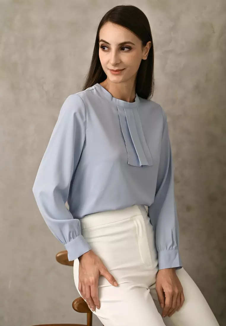 凉感面料长袖衬衫