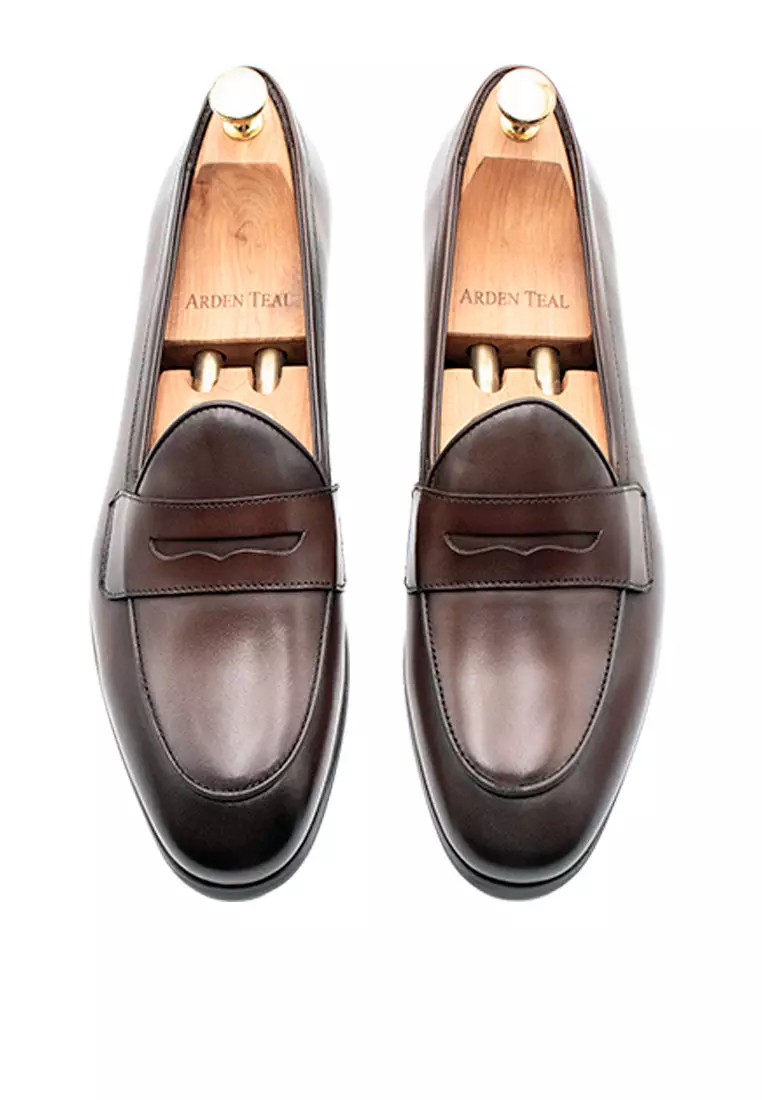 Emperado Walnut Belgian Penny Loafer