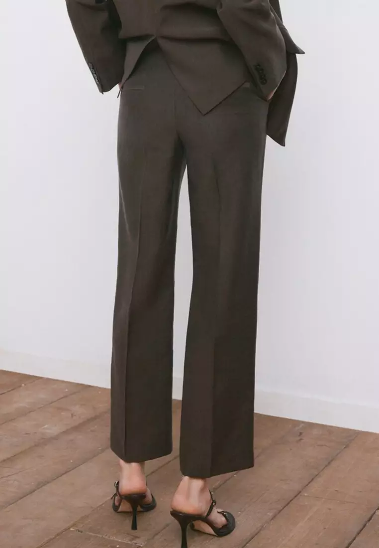 中腰設計嫘縈長褲