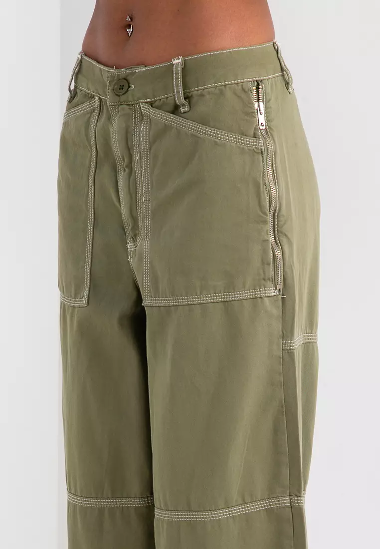 Topshop army trousers outlet
