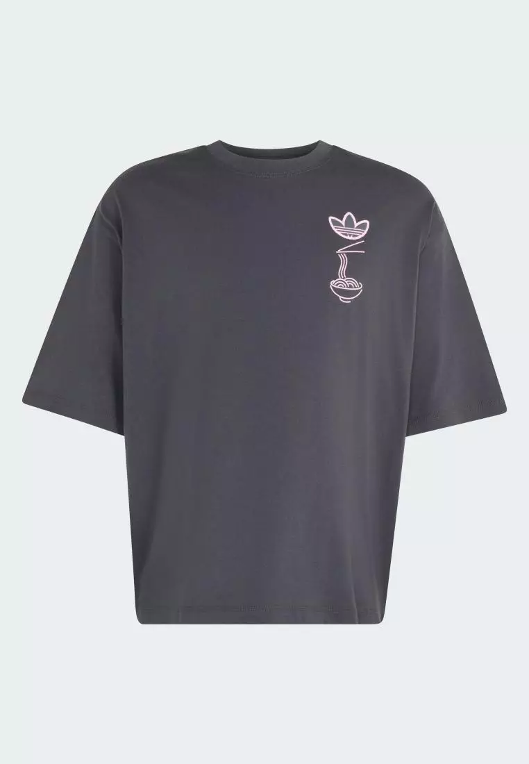 ＊Y＊ Buy ADIDAS Lifestyle SOBA CAT GRAPHIC OVERSIZED TEE Men Grey