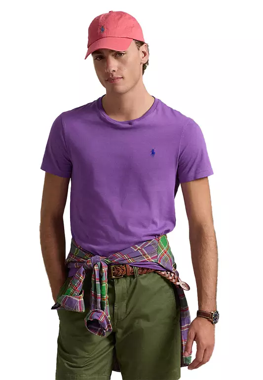 Custom Slim Fit Jersey Crewneck T-Shirt