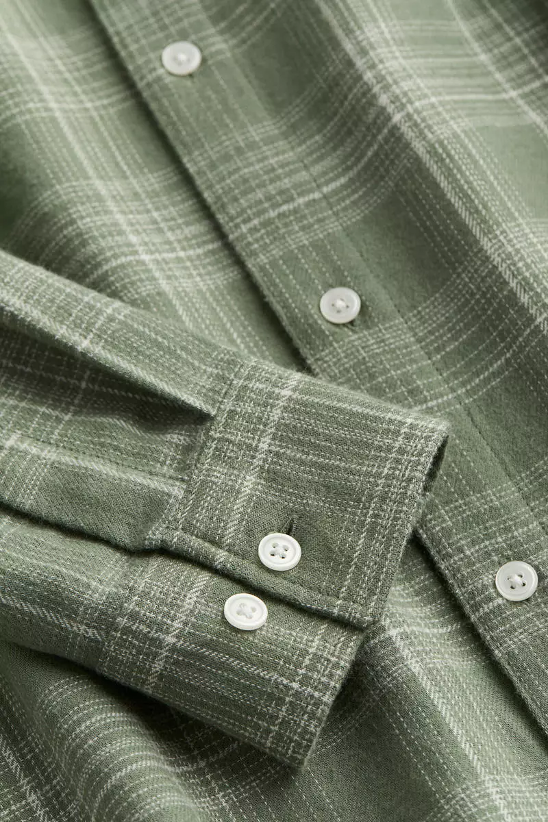 h&m checked shirt