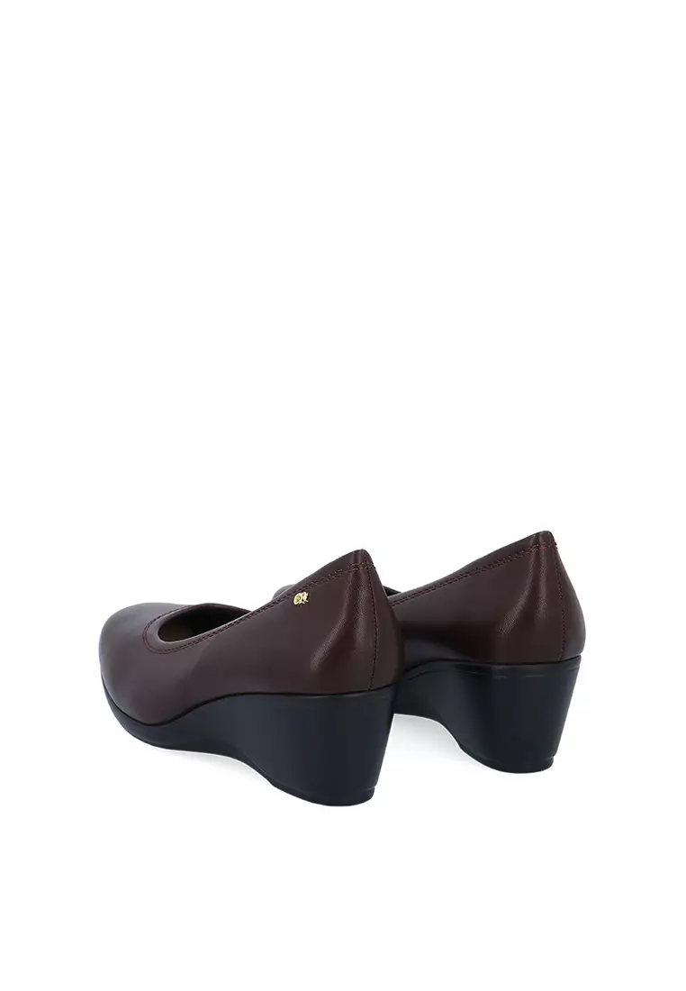 Dark Brown Kacey Pumps
