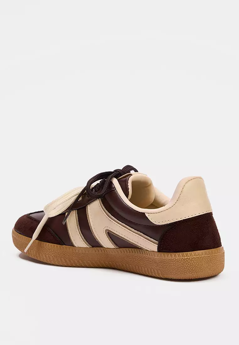 Retro Double Lace-Up Sneakers