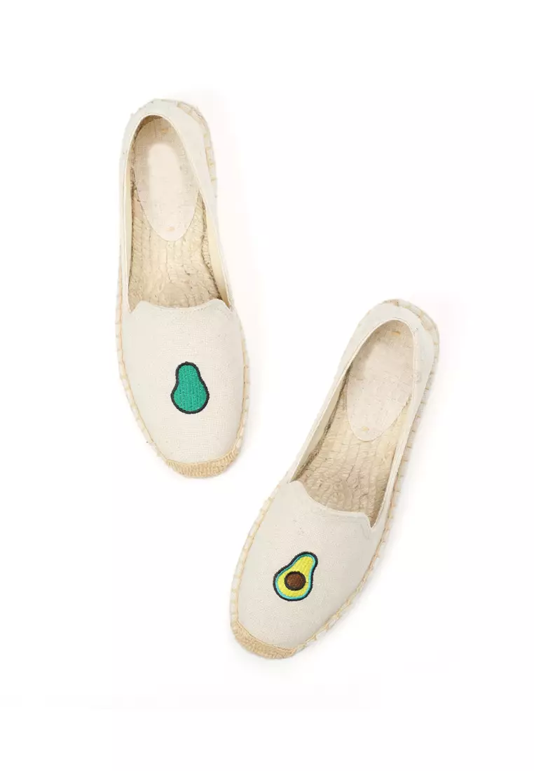 Embroidered Canvas Espadrilles HB45433