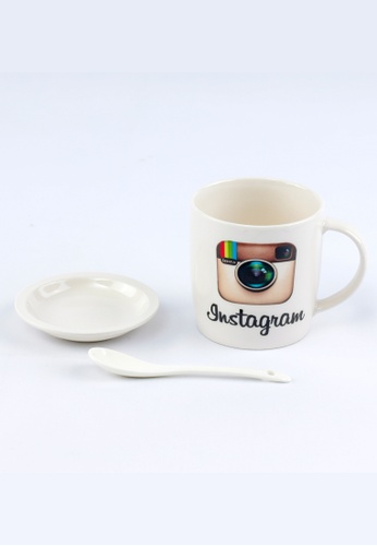 Newage Newage 400ML Mug Sets / Drink Mug / Mug with Top and Spoon / Coffee Mug / Gift Set / Set Cawan Tahan Panas - Google / Snapchat / Instagram / Youtube / Twitter / Whatsapp 48532HL6E2B5DDGS_1