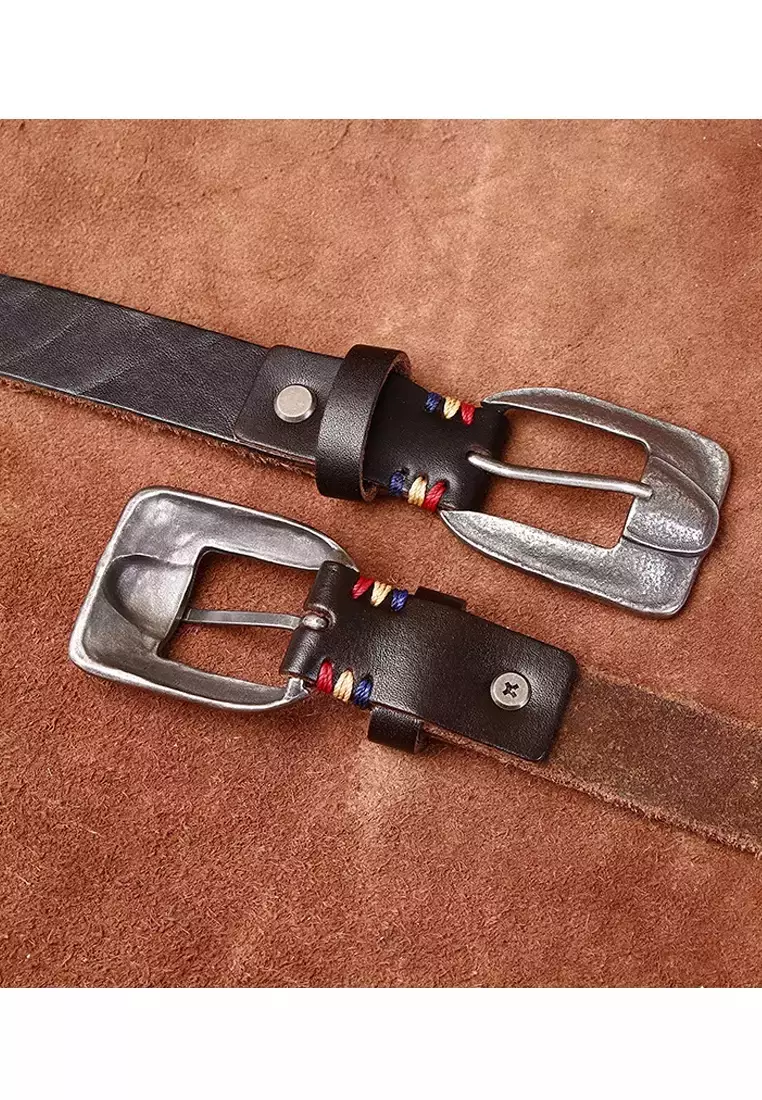 Rare Thickened Italian Cowhide Women's Belt
